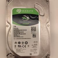 Hdd 3.5", Seagate barracuda, capacità  di 1 TB