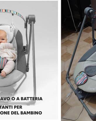 dondola automatica con musica, per neonati