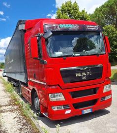 MAN TGX 18.480 (pochi km) + semirimorchio centinat
