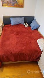letto matrimoniale contenitore e materasso