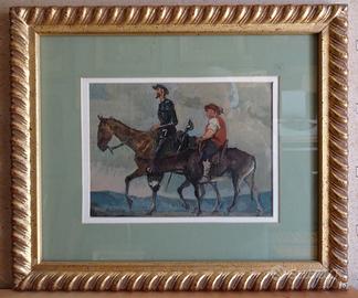 Vecchio quadro  dipinto ad olio firmato