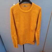 maglione uomo giallo ocra