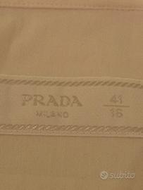 camicia bianca prada