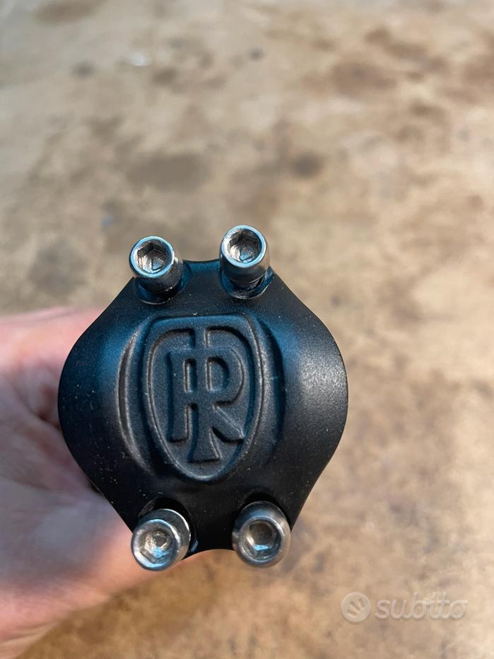 Tappi Terminali Manubrio Ritchey &ndash; Plastica Nera Con Logo &ndash; 1 Paio (2 Pezzi) &ndash; Nuovi