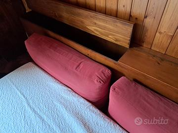 Testiera letto in legno massello