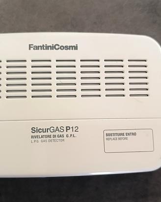 Rilevamento fughe gas SicurGas P12