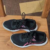 Scarpe ginnastica Asics n. 36 nere e fucsia