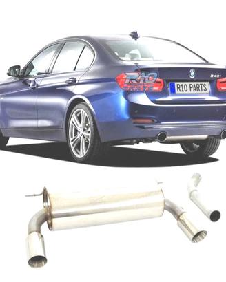 SCARICO SPORTIVO BMW F30 316 320 325 LOOK M DOPPIA