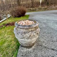 Vaso in cemento
