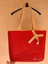 borsetta in paglia Verde Veronica 