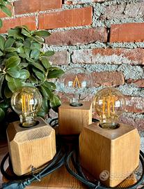 Lampade in legno