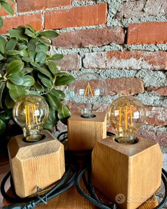 Lampade in legno