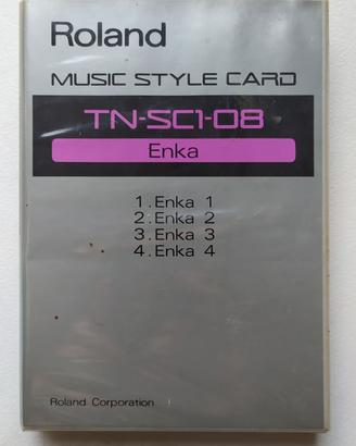 Roland music style card tn-sc1-08 enka