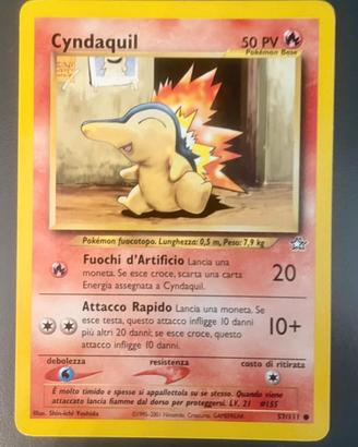 Cyndaquil mazzo Neo Genesis