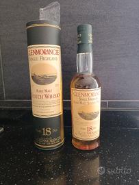 raro e pregiato Whisky Glenmorangie 18 anni 