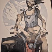 Litografia Bodini dal titolo "Paola"