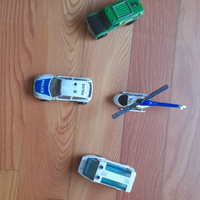 Set mezzi soccorso e polizia giocattolo