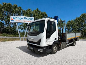 Iveco EUROCARGO 75E19 euro 6 con gru PM