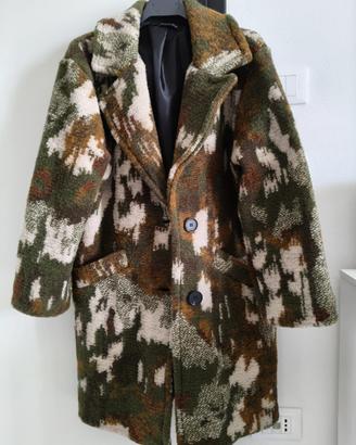 Giacca/Cottone in Lana Fantasia Militare taglia S