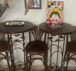 Tavoli alti + sgabelli