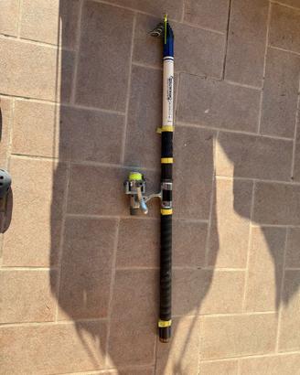 canne da pesca a fondo e spinning