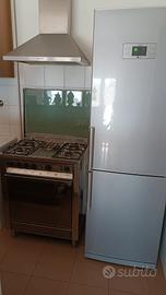 cucina a gas a 4 fuochi e 1 elettrico marca Lofra