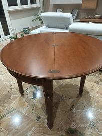 Tavolo tondo in legno  diametro 110 cm