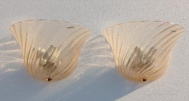 Applique AV Mazzega in vetro di Murano 