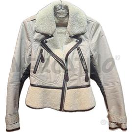 GIACCA DONNA BURBERRY TEDDY PELLE BEIGE