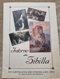 Intorno alla Sibilla 12 Cartoline primi 900 Tivoli
