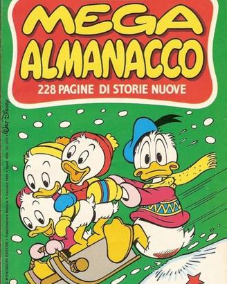 Fumetti Mega Almanacco 1988-1990 Disney