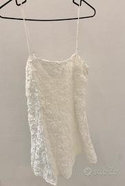 Abito bianco Mango nuovo mai indossato floreale