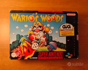 Wario's Woods SNES Super Nintendo PAL completo
