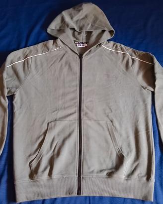FILA Felpa Sport con Cappuccio e Zip L