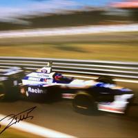 Fotografia Villeneuve Williams 1997 - Autografata