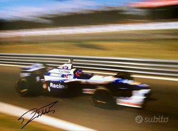 Fotografia Villeneuve Williams 1997 - Autografata
