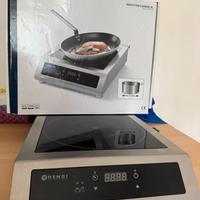 Piano cottura induzione professionale 3500W HENDI