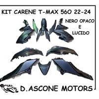 KIT CARENE 13 PZ TMAX 560 2022 2024 NERO OPACO