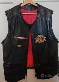 Gilet in pelle Grieco Harley Davidson 