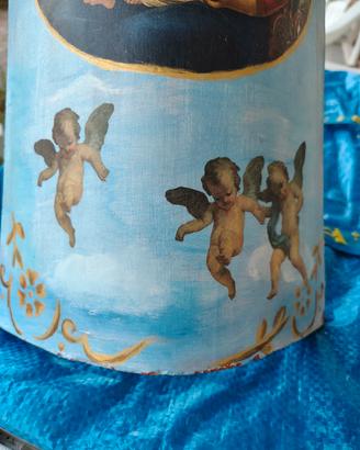 tegola dipinta a mano