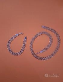 Gioiello parure donna in argento Gioia Pura