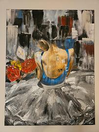 dipinto moderno astratto Ballerina