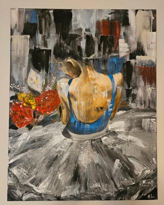 dipinto moderno astratto Ballerina
