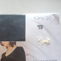 Collant Philippe Matignon Oro 20 nero taglia 3° M