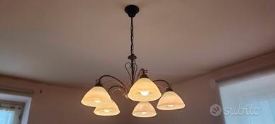 Lampadario in ferro