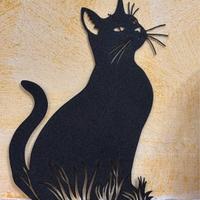Gatto decorazione murale 3D