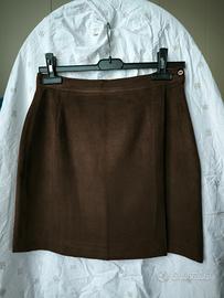 Mini gonna marrone 46 (XL)