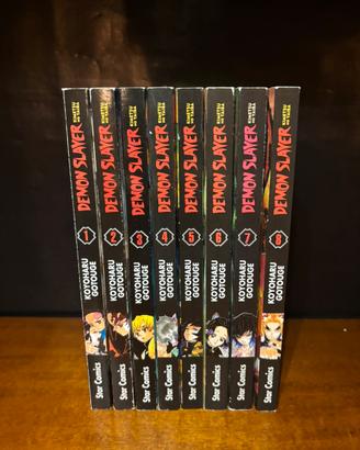 Manga Demon slayer 1-8💕📚