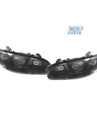 FARI PER OPEL OMEGA 94-99 LENTE A LENTE NERA