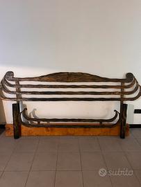 Letto matrimoniale in ottone